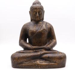  Buddha szobor bronz színben - 50 cm (GAS-10)