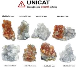  Mineral Natural Zincit Brut - 34-48 x 28-38 x 22-45 mm - (XL)