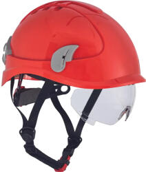 Cerva Alpinworker WR Sisak beépített szemüveggel - HV Piros (0601012222999)