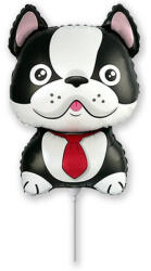  Kutyás Bulldog Black fólia lufi 36 cm (WP) (MLG140477) - sandori