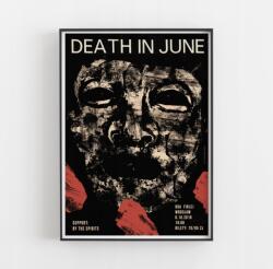Jakub Zasada Death in June koncert poszter, zene, neofolk, Douglas Pearce, industral
