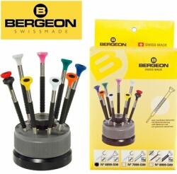 Bergeon Set 9 șurubelnițe cu stand rotativ Bergeon - 6899 - S09 Surubelnita