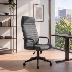 IV Interior Concept Scaun de birou pivotant LAZIO catifea antracit (A-48702 VC)