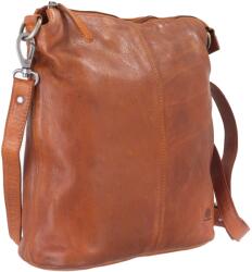 Greenburry Geanta umar dama piele naturala coniac 32 x 31 cm, Torro Lavado, Greenburry