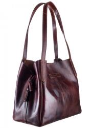 Greenburry Geanta umar dama piele naturala maro 32 x 29 x 17 cm, Rugged, Greenburry