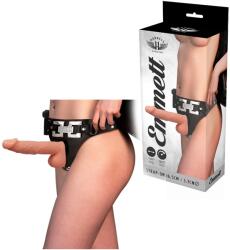  Вибриращ страпон с реалистичен дизайн, 16, 5см - Harness Attraction Emmett (D-224927)