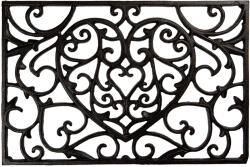 Clayre & Eef Covoras intrare casa metal maro 59x39x2 cm (5Y1290) Pres