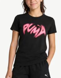 PUMA Graphics Warped Tee G PUM Black - magazinko