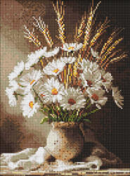 Ideyka Set goblen cu diamante, cu sasiu, Petalele viselor de vara, 30x40 cm (AMO20233)