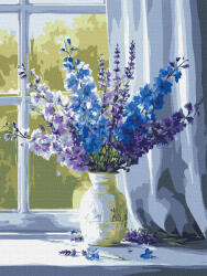 Ideyka Set pictura pe numere, cu sasiu, Moment de inspiratie, 30x40 cm (KHO3378)