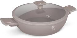 Berlinger Haus Indukciós Tapadásmentes Alacsony Lábas Fedővel (3.8L) | Berlinger Haus Taupe Collection BH/8098 (BH/8098)