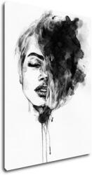 Impresi Kép Woman black and white ilustration - 50 x 70 cm