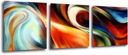 Impresi Kép Colorful fluid - 90 x 30 cm (3-részes)