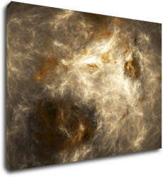 Impresi Kép Beige gold abstract - 70 x 50 cm