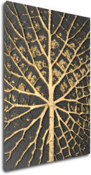 Impresi Kép Golden leaf structure - 50 x 70 cm