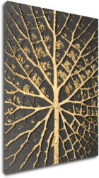 Impresi Kép Golden leaf structure - 70 x 90 cm