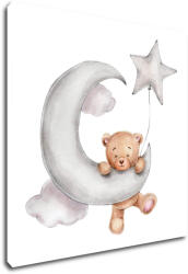 Impresi Obraz Bear and moon - 30 x 30 cm