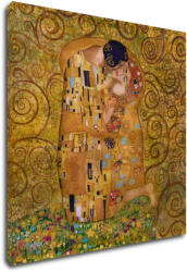 Impresi Kép Reproduction Gustav Klimt Kiss - 60 x 60 cm