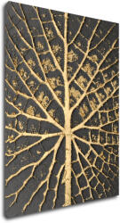 Impresi Kép Golden leaf structure - 30 x 40 cm