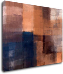 Impresi Kép Orange blue beige abstrakt - 90 x 70 cm