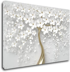 Impresi Kép White tree with flowers - 90 x 60 cm
