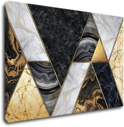 Impresi Kép Gold black abstract - 90 x 60 cm
