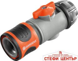 GARDENA 02942-20 gardena Конектор за Маркуч 1/2"и5/8 с Регулиращ Клапан