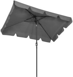 Brius Umbrela terasa sau gradina reglabila, inclinare 2 directii, protectie UV UPF 50+, 195x122 cm, gri inchis (GU-0037)
