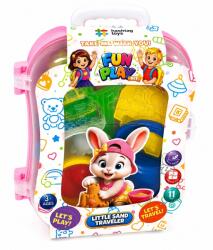 Hashtag Toys Set Micul Călător cu rucsac pentru nisip - 2 culori disponibile (HTB1658)