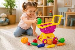 Hashtag Toys Carucior cu cumpărături cu legume - La Plimbare (HTB1403)