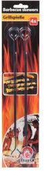 BBQ Frigarui metalice pentru gratar 24 cm 4buc (8711252456522)