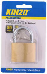 KINZO Lacat Kinzo - din alama 50 mm cu trei chei (8711252793894)