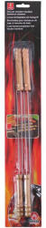 BBQ Frigarui pentru gratar cu maner de lemn, lungi 38 cm 4 buc (8711252456539)
