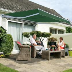 Avenberg Marchiză/Copertină retractabilă manuală cu braț articulat Avenberg CELESTE - Verde