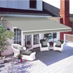 Avenberg Marchiză/Copertină retractabilă casetată motorizată ISABELA 3x2.5 m Gri-Argintiu