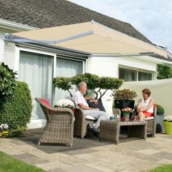 Avenberg Marchiză/Copertină retractabilă manuală cu braț articulat Avenberg CELESTE - Bej
