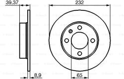 Bosch 0 986 479 C67 Disc frana