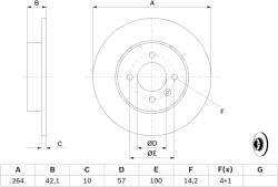 Bosch 0 986 479 B85 Disc frana