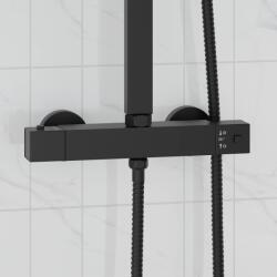 vidaXL Термостатичен душ миксер Неръждаема стомана 201 25, 5 x 7 x 6 см (42028283)