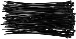 Topex Benzi de strangere Topex 3.6 x 200 mm, set 100 bucati negre (44E976)