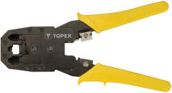 Topex Cleste de sertizare Topex pentru conectori 4P, 6P si 8P, ergonomic (32D409)