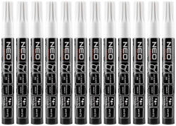 NEO TOOLS Marker de constructii alb permanent NEO TOOLS, rezistent la apa, set 12 buc (13-865)
