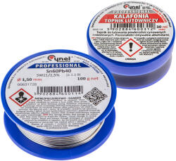 Cynel Kit de lipire Cynel cu fludor Sn60 1, 5 mm, SW21 si colofoniu (44E731)