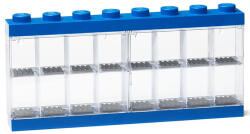 LEGO® Cutie LEGO albastra pentru depozitarea si expunerea a 16 minifigurine (40660005)