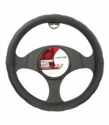 4Cars Husa volan 4Cars marimea M, 37-39 cm, neagra, aderenta confortabila (4C91639)