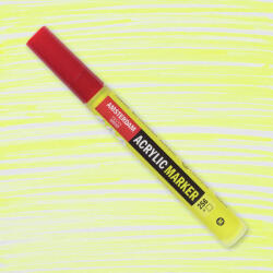 Royal Talens Amsterdam akril filctoll, M - 256, reflex yellow