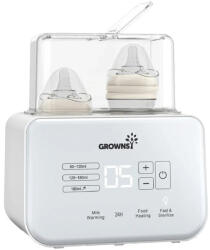  Grownsy Grownsy мултифункционална затопляща машина за шишета, LED дисплей, 250 W, бял (W3grownsy) Бебефон