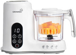  Grownsy Grownsy 5800E уред за приготвяне на бебешка храна, LED дисплей, 300 W, бял (5800E) Бебефон