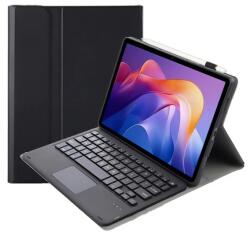 Gigapack tok álló (bőr hatású, flip, bluetooth QWERTY billentyűzet, angol, asztali tartó, ceruza tartó, fekete) (GP-190799)