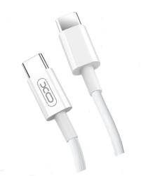 XO Type-C adatkábel, töltőkábel, Type-C - Type-C, USB-C, fehér, 40W 1m, XO NB124